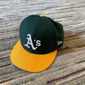 Oakland Athletics New Era Fitted Hat 7 3/8”
